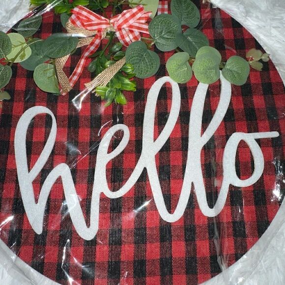 Super Holiday Welcoming Wreath NWT - Picture 7 of 10